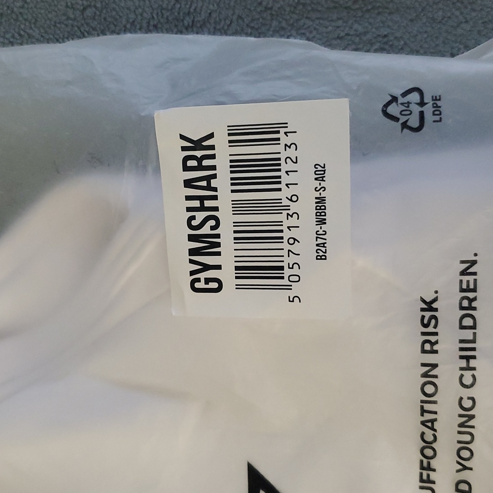 Gymshark Essential Racer Back Sports Bra White Size Small - Picture 4 of 4